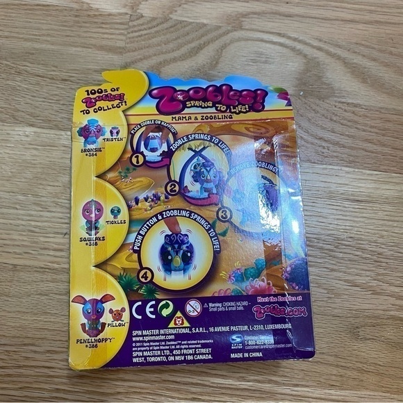 Zoobles #384 Bronsie Tristen Mama Zoobling NEW Action Figure Toy - Picture 4 of 4